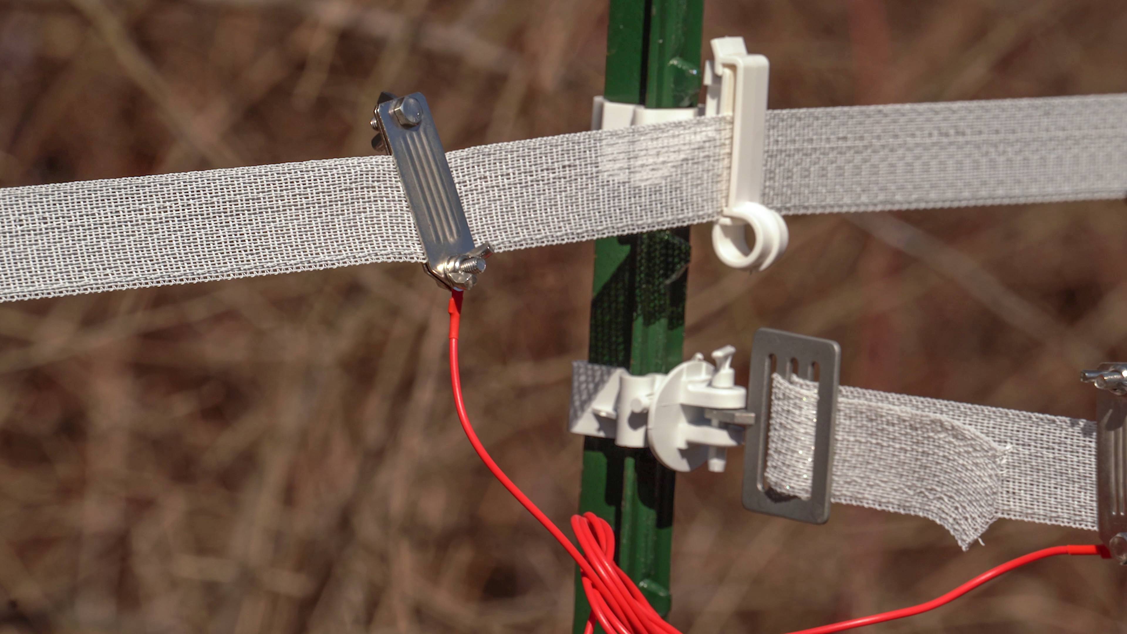 thumbnail image 2 of Electric Fence Poly Tape Splicer Connectors - 10 Pack Polytape Buckle 2 of 3