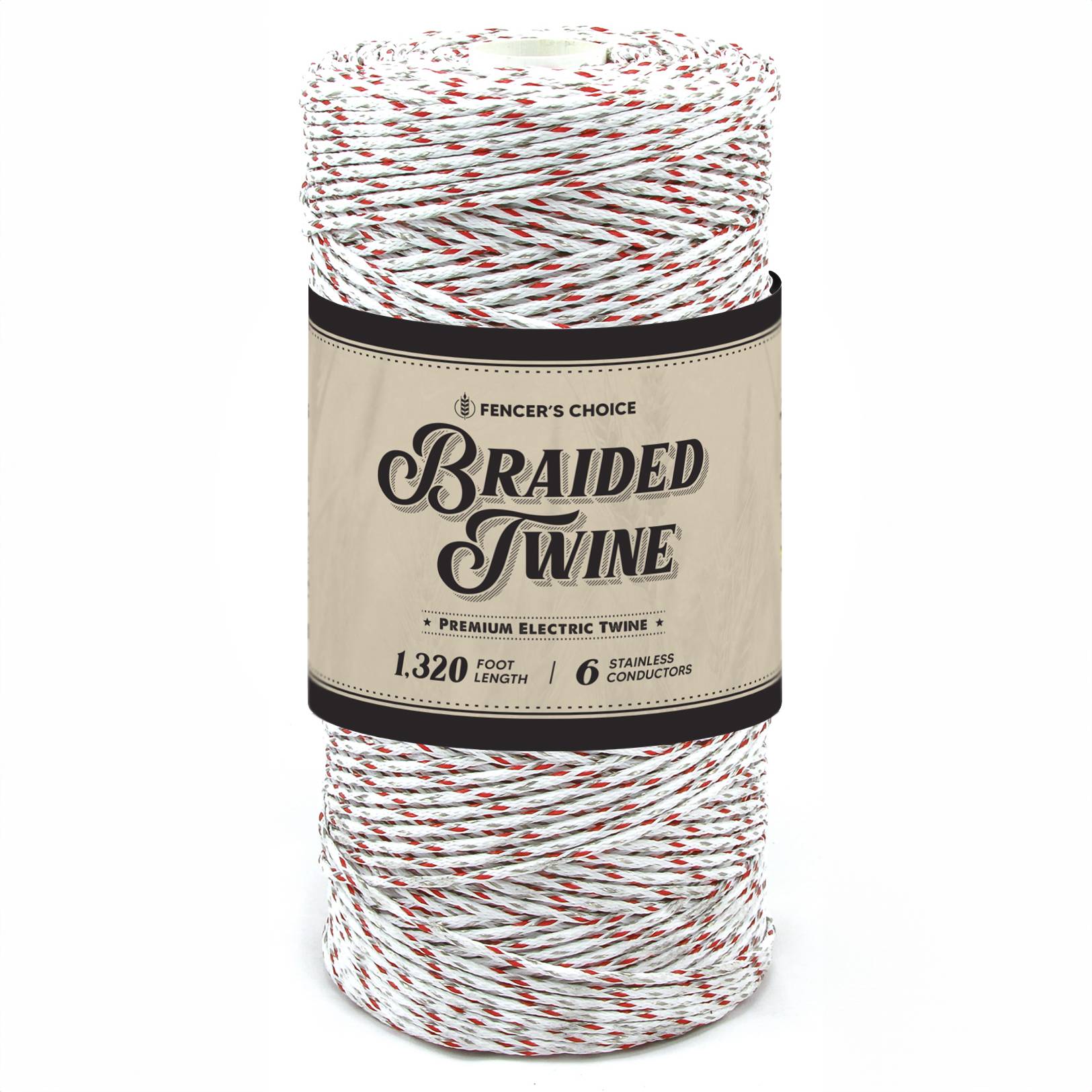Fencer's Choice Braided Electric Twine, 6SSx3CU