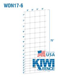 KIWI Fixed-Knot Woven Wire, 17/75